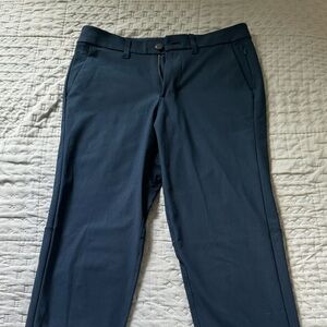 Lululemon Mens Commission Pant Slim Warpstreme 31" Inseam Navy VTag W 28"